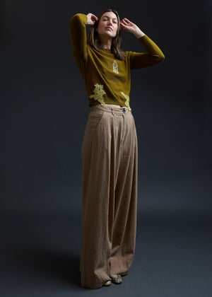 Dijon Lace Cutout Sweater