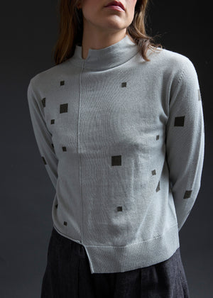 Pistachio Windowpane Pullover