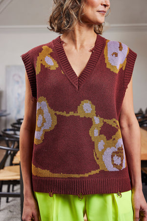 
            
                Load image into Gallery viewer, Rust Clay Oversized Vest Top
            
        