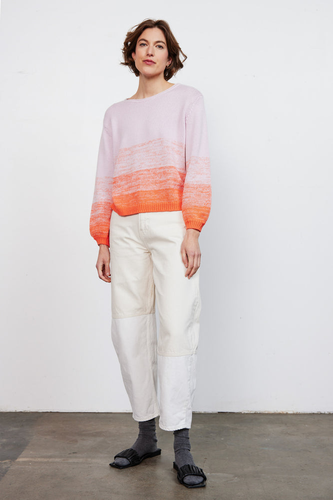 Orange Pink Ombre' Sweater (Eco Collection)