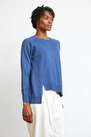 Cornflower Blue Bi-Level Sweater